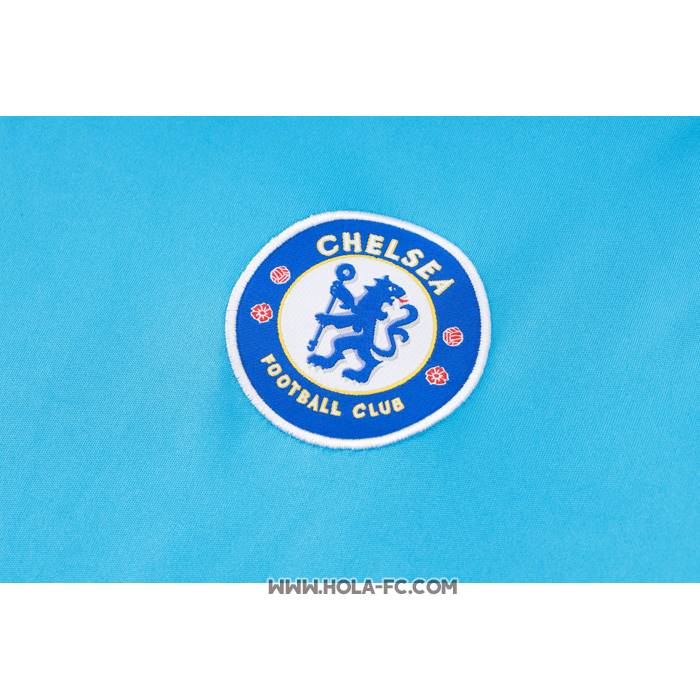 Chandal del Chelsea 2024-2025 Manga Corta Azul - Pantalon Corto